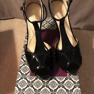 Never worn T-strap pumps